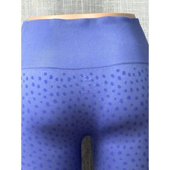 Puma Women’s Spot Printed Seamless High Waist Stretch Leggings, Purple, XL - Picture 10 of 11